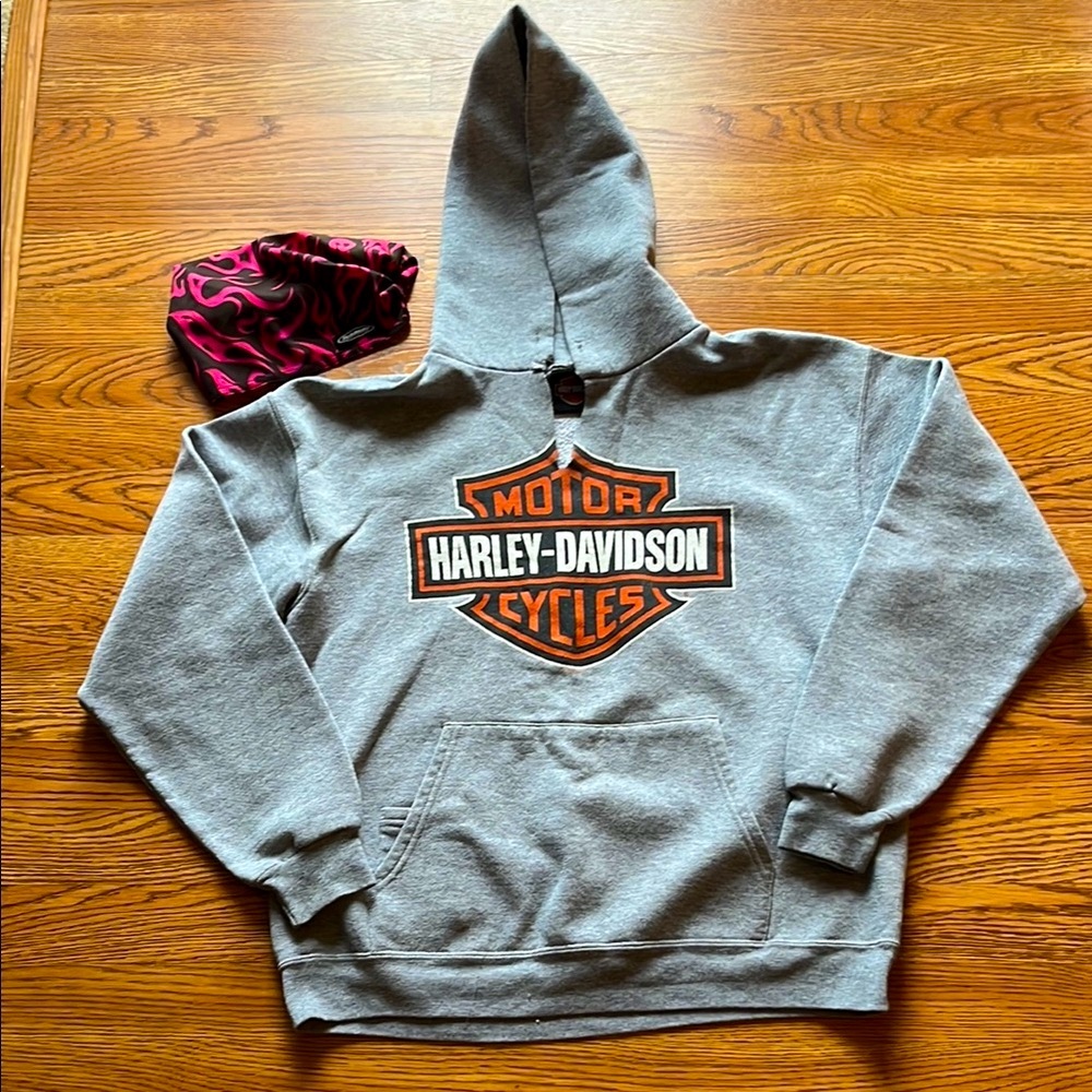 Harley Davidson Sweatshirt & Schampa Doo-Z Headband